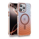 Back panel cover Evelatus Apple iPhone 15 EchoWave Clear MagSafe Pink