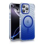 Back panel cover Evelatus Apple iPhone 15 Pro Max EchoWave Clear MagSafe Blue