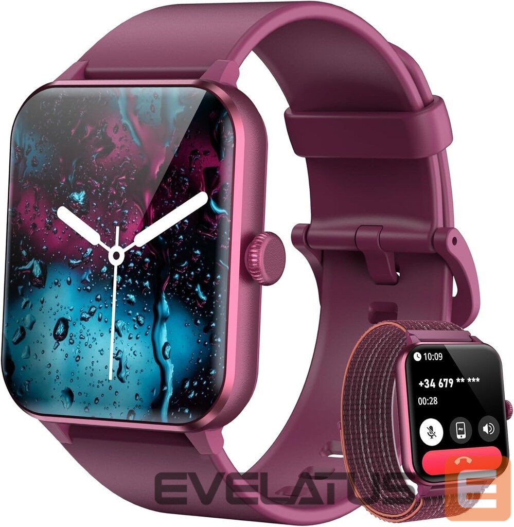 Smart watches Blackview Smart watch R50 CLARNET 44.46 MM, HEART RATE MONITOR Red