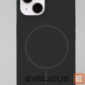 Back panel cover iLike Apple iPhone 12 / 12 Pro Soft Touch Silicone case With Magnetic Black