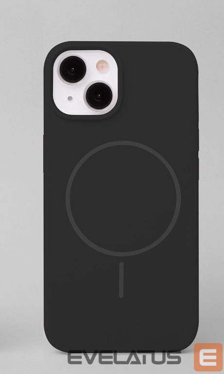 Back panel cover iLike Apple iPhone 12 / 12 Pro Soft Touch Silicone case With Magnetic Black
