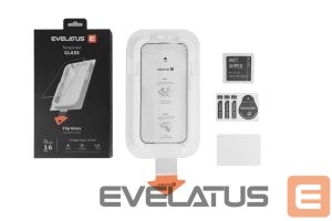 Protective glass Evelatus Apple iPhone 16 Pro Flip Glass Magic Easy Install Box - Screen Protector 