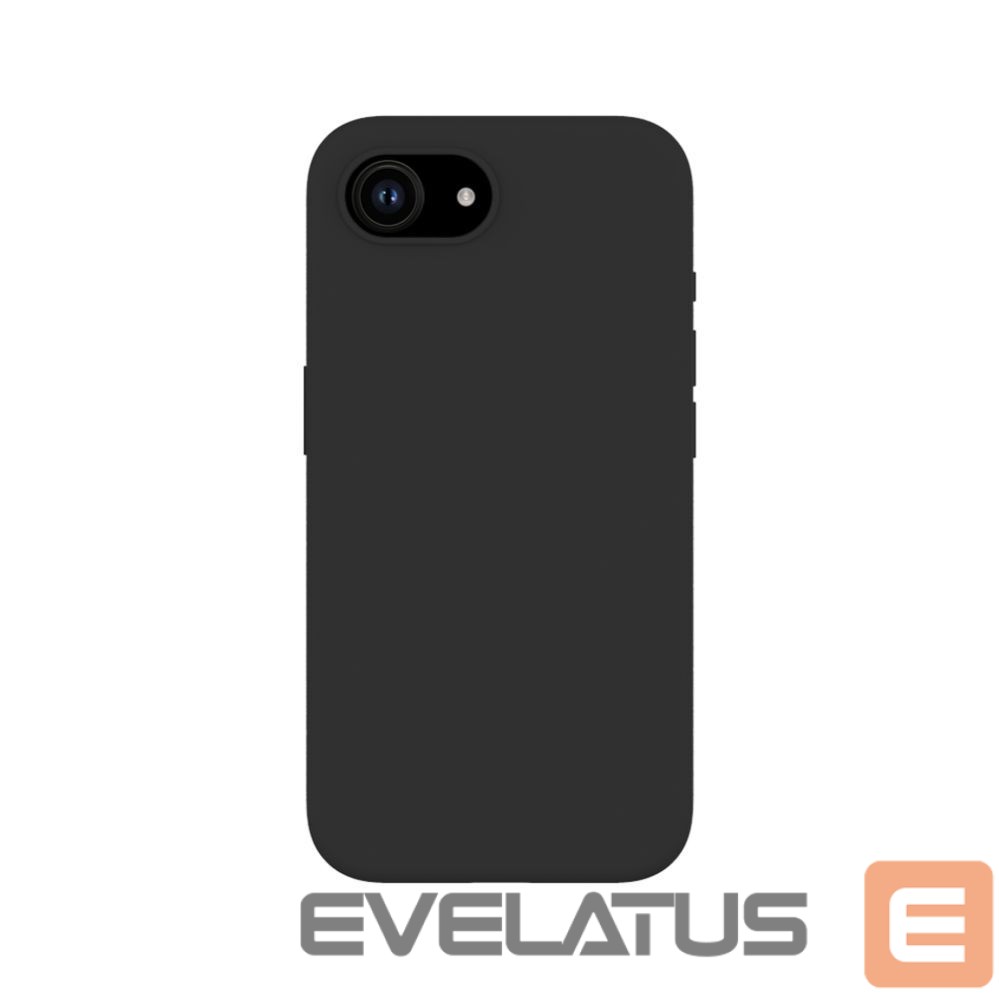Back panel cover Evelatus Apple iPhone 17e Premium Magsafe Soft Touch Silicone Case Black