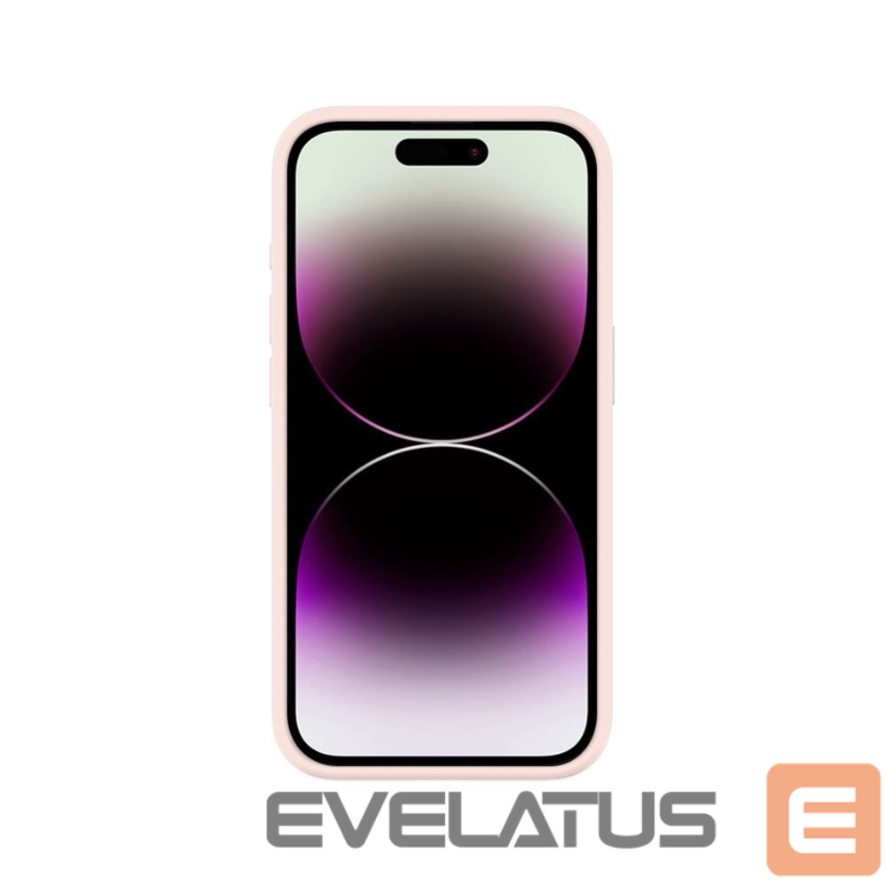 Back panel cover Evelatus Apple iPhone 17e Premium Magsafe Soft Touch Silicone Case Pink Sand