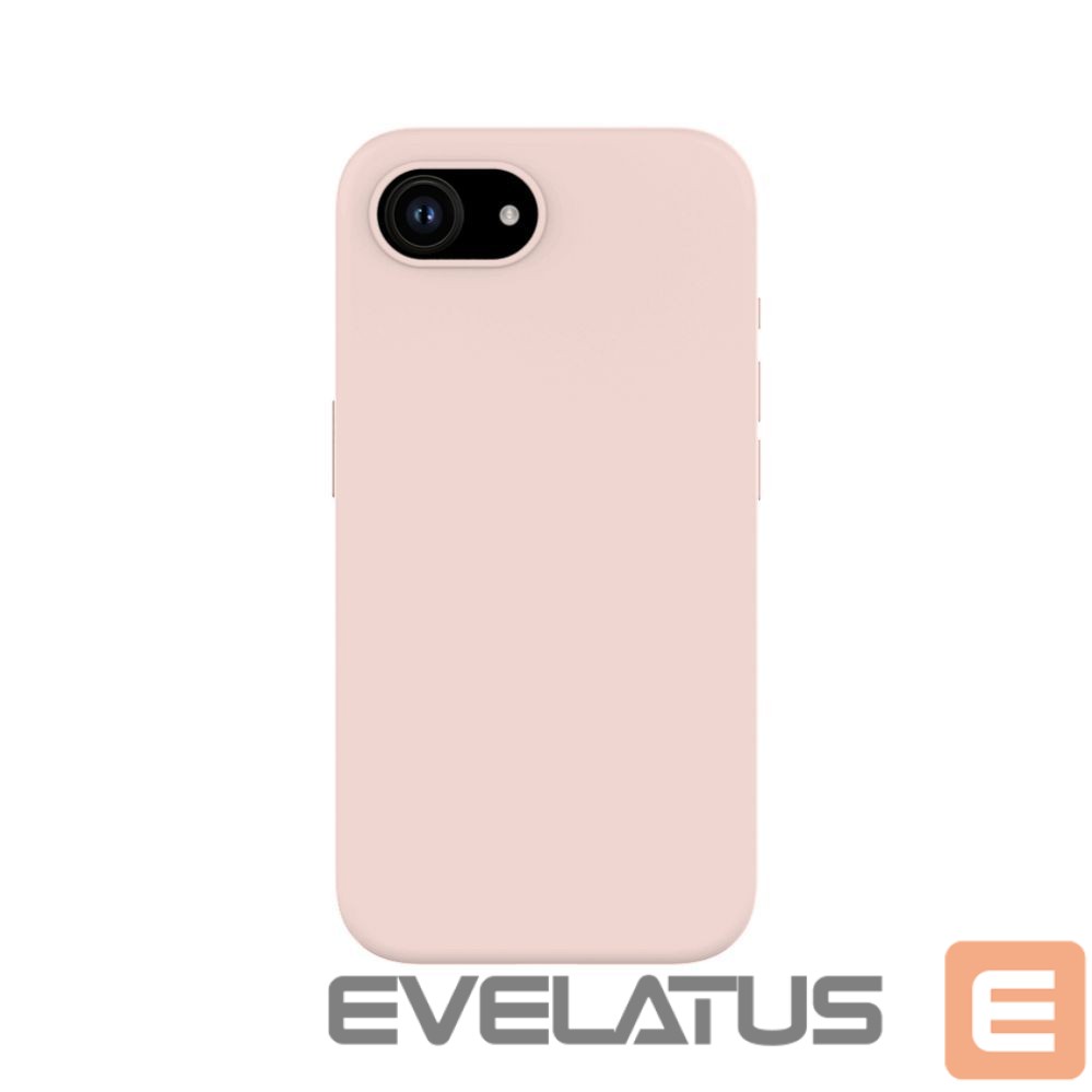 Back panel cover Evelatus Apple iPhone 17e Premium Magsafe Soft Touch Silicone Case Pink Sand