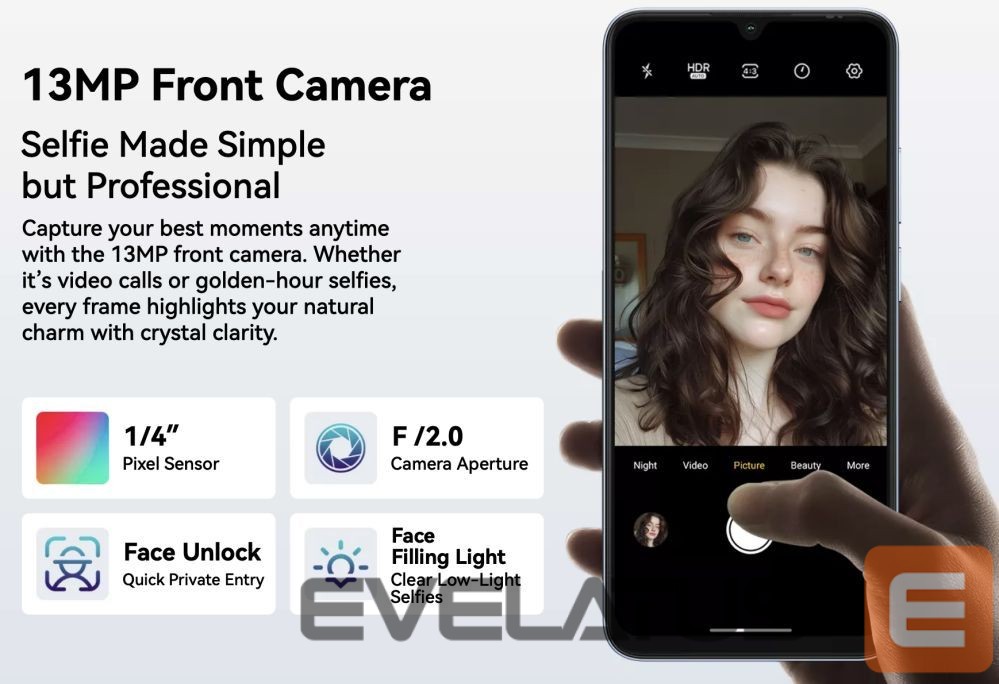 Smartphone Blackview WAVE 10 8/128GB Smartphone Iris Blue