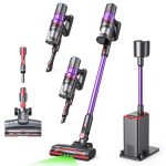 Vacuum cleaner Lubluelu  Cordless Vacuum Cleaner X1000 with 2.5L Self-Emptying Dust Station 