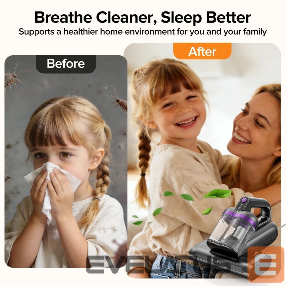 Vacuum cleaner Lubluelu CM208 Anti-Mite UV Mattress Vacuum Cleaner