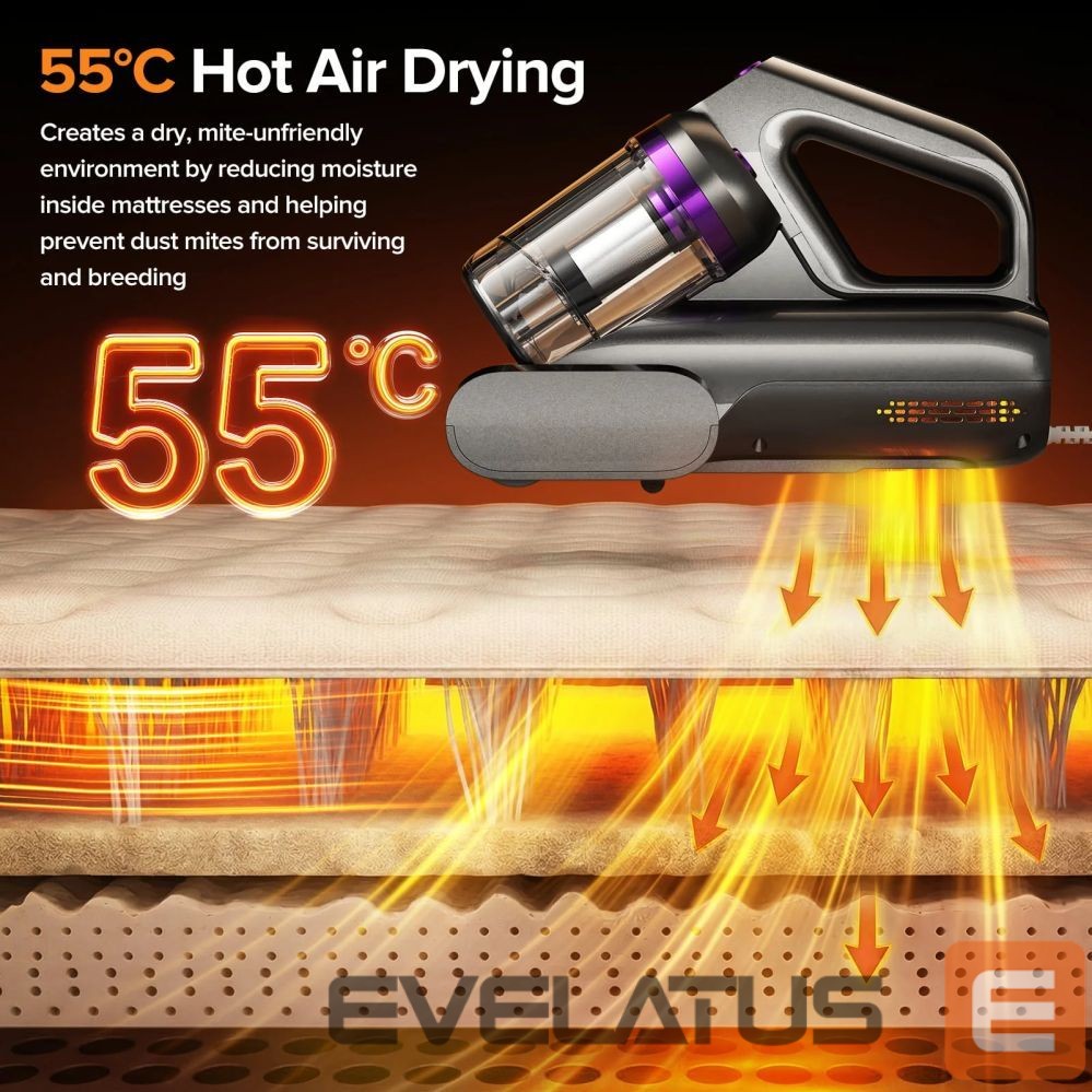 Vacuum cleaner Lubluelu CM208 Anti-Mite UV Mattress Vacuum Cleaner