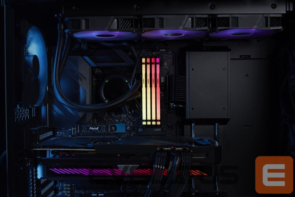 RAM DDR4 Kingston Fury Beast 16GB DDR5, 6000 MHz, CL30, 288-Pin, DIMM Kit (8GB x 2)