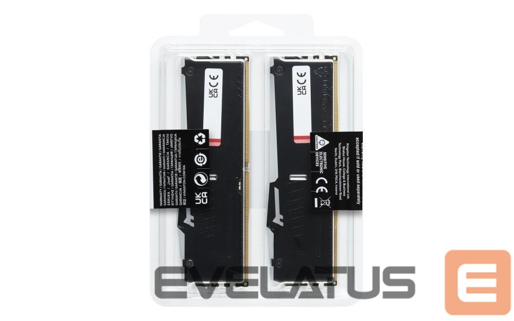 RAM DDR4 Kingston Fury Beast 16GB DDR5, 6000 MHz, CL30, 288-Pin, DIMM Kit (8GB x 2)