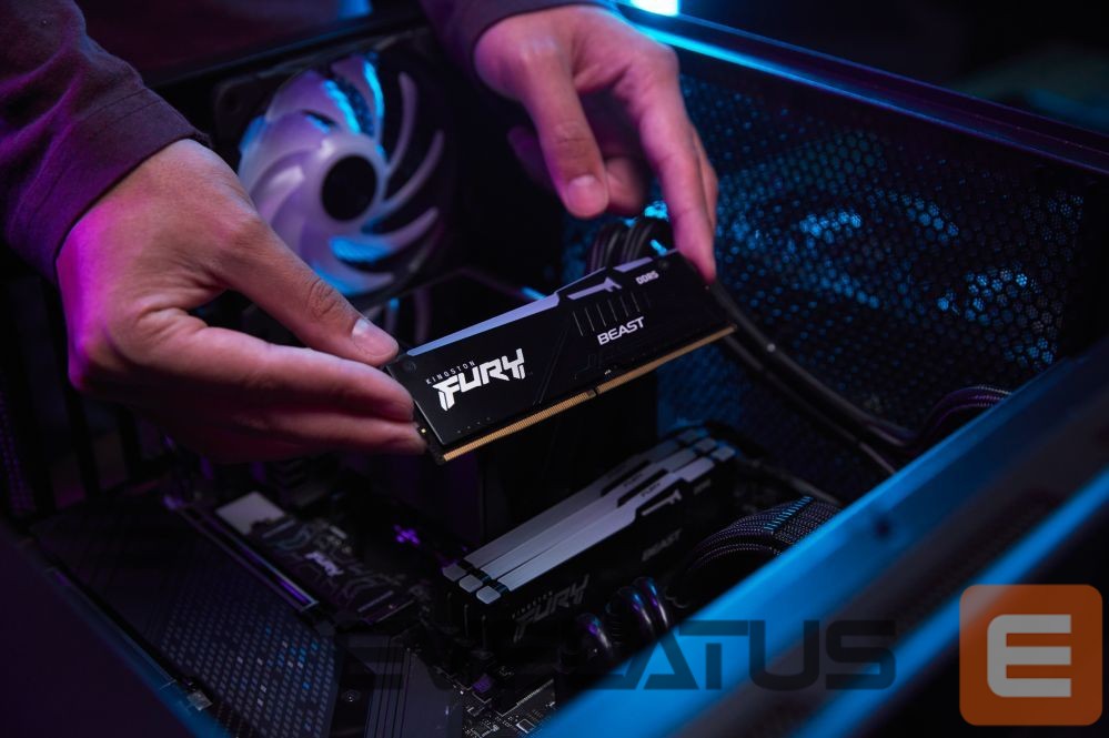 RAM DDR4 Kingston Fury Beast 16GB DDR5, 6000 MHz, CL30, 288-Pin, DIMM Kit (8GB x 2)