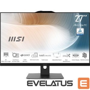 Other Computer Accessory MSI  Monoblock PC||AM272P 1M|Modern|CPU Intel|Intel Core 7|150U|RAM 16 GB|DDR5-SDRAM|Screen 27 "|1920 x 1080 pixels|Storage 1000 GB|SSDs 1000 GB|Not available|On-board graphics Yes|Intel Graphics|Black|OS Windows 11 Pro|MODERNAM272P1M-845EU 
