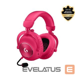 Wired headphones Logitech  HEADSET G PRO X 2 GAMING/PINK 981-001275 