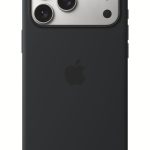 Back panel cover Apple - MGFR4ZM/A iPhone 17 Pro Max Silicone Case with MagSafe, Black 