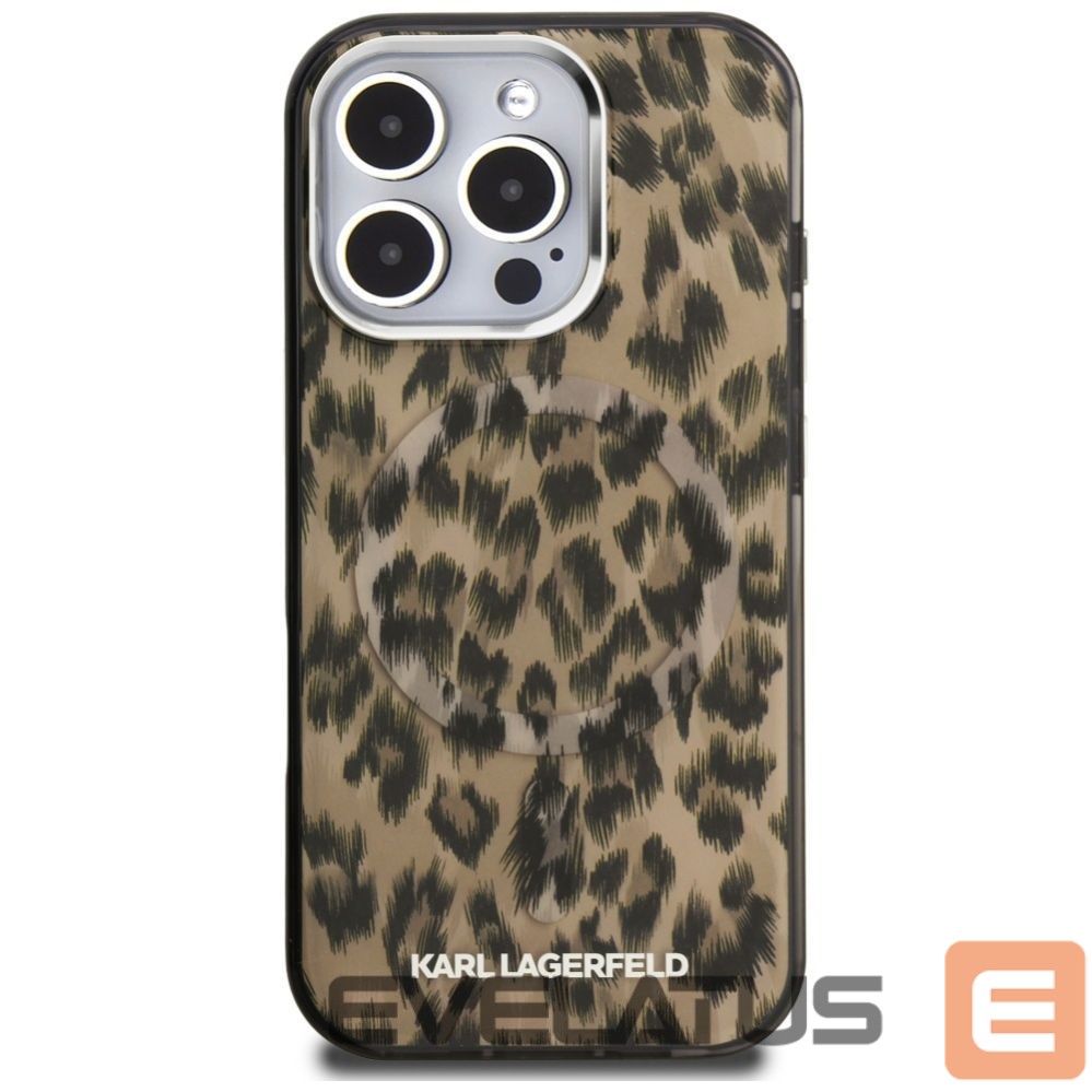 Other goods Karl Lagerfeld Karl Lagerfeld IML Leopard Pattern MagSafe Case for iPhone 16 Pro Max - Brown