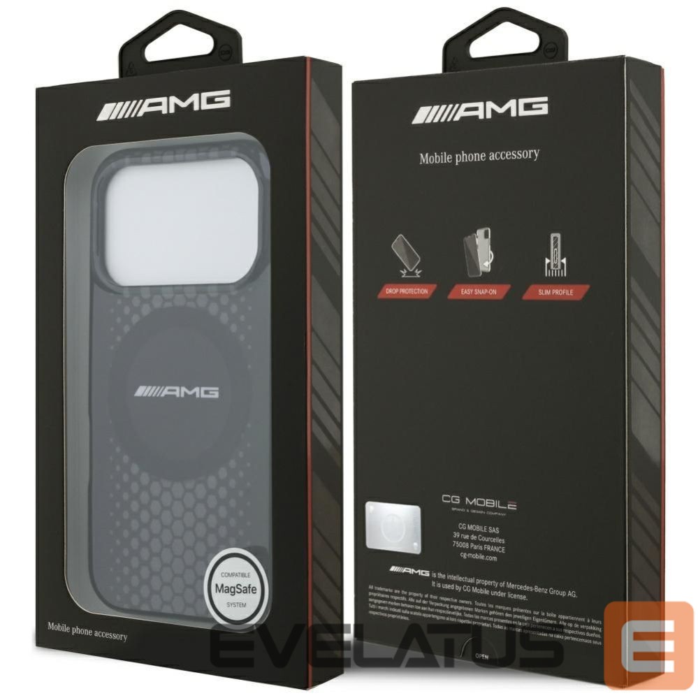 Other goods Mercedes-Benz AMG Double Layer Transparent Graphics MagSafe Case for iPhone 17 Pro - Black