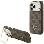 Other goods Guess  Guess 4G PU Triangle Logo & Stand Camera Magsafe Case for iPhone 17 Pro - Brown 
