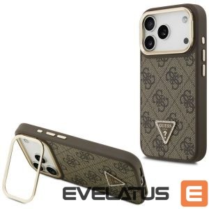 Other goods Guess  Guess 4G PU Triangle Logo & Stand Camera Magsafe Case for iPhone 17 Pro - Brown 