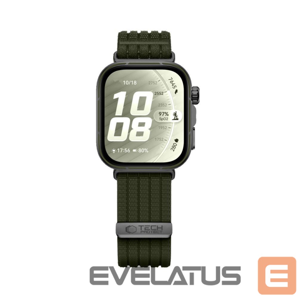 Other goods Tech-Protect Tech-Protect Nylon Strap for Huawei Watch Fit 3 / 4 / 4 Pro / 5 / 5 Pro - Green