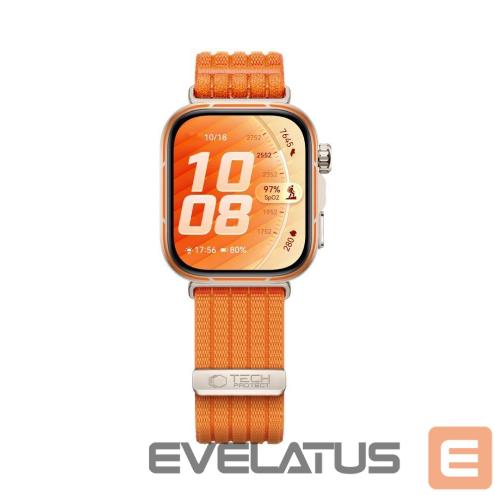 Other goods Tech-Protect Tech-Protect Nylon Strap for Huawei Watch Fit 3 / 4 / 4 Pro / 5 / 5 Pro - Orange