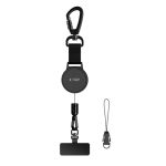 Selfie monopods and holders Tech-Protect  Tech-Protect UrbanLoop Anti-Theft Phone Holder with Retractable Lanyard - Black 