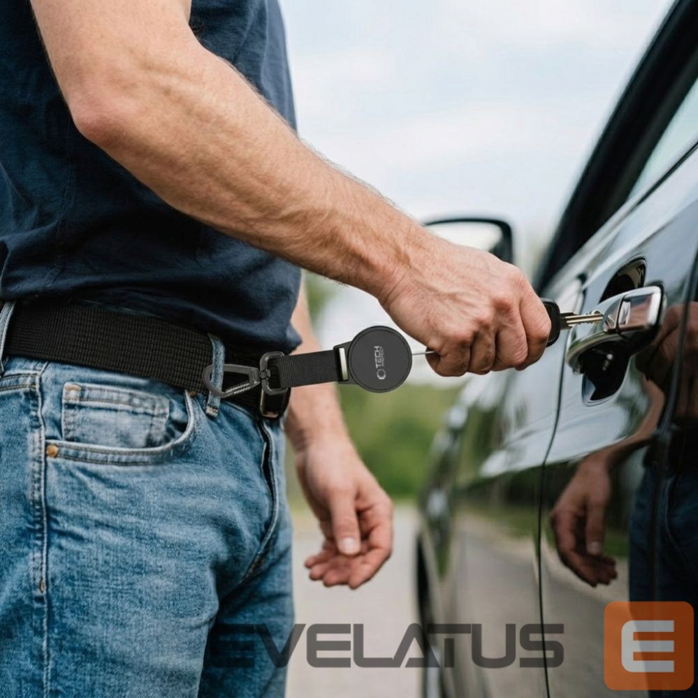Other goods Tech-Protect Tech-Protect UrbanLoop Anti-Theft Phone Holder with Retractable Lanyard - Black