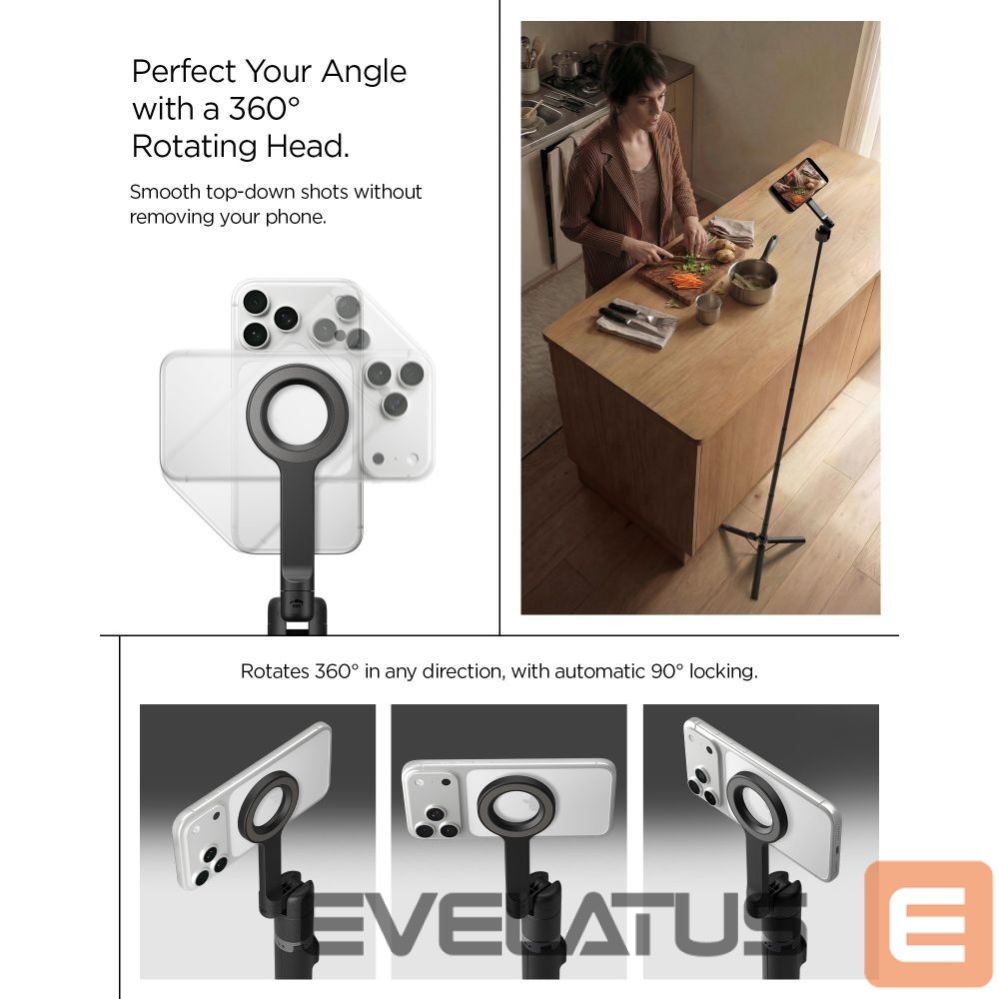 Other goods Spigen Spigen S582W Bluetooth Selfie Stick - Black