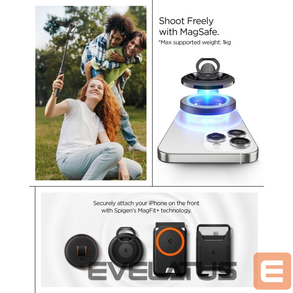Other goods Spigen Spigen S582W Bluetooth Selfie Stick - Black