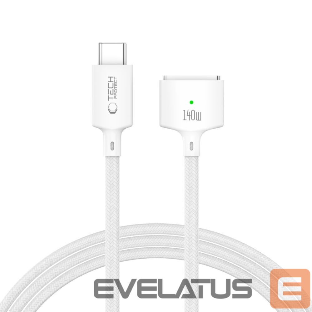 Other goods Tech-Protect Tech-Protect MMC01 Ultraboost USB-C / USB-C MagSafe 3 140W 200cm Cable for MacBook - White