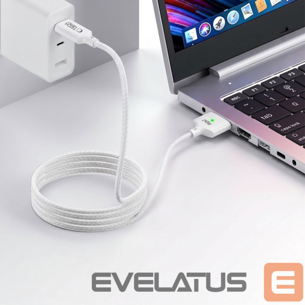 Other goods Tech-Protect Tech-Protect MMC01 Ultraboost USB-C / USB-C MagSafe 3 140W 200cm Cable for MacBook - White