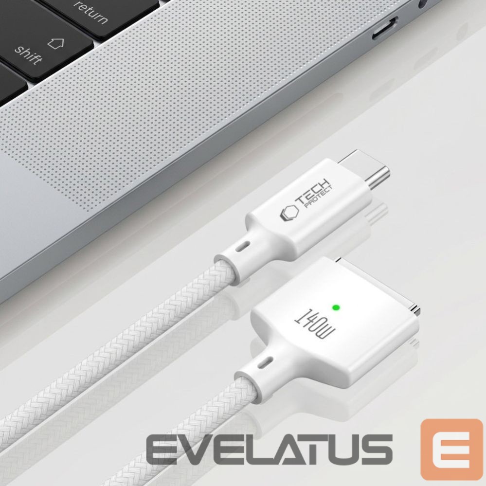 Other goods Tech-Protect Tech-Protect MMC01 Ultraboost USB-C / USB-C MagSafe 3 140W 200cm Cable for MacBook - White