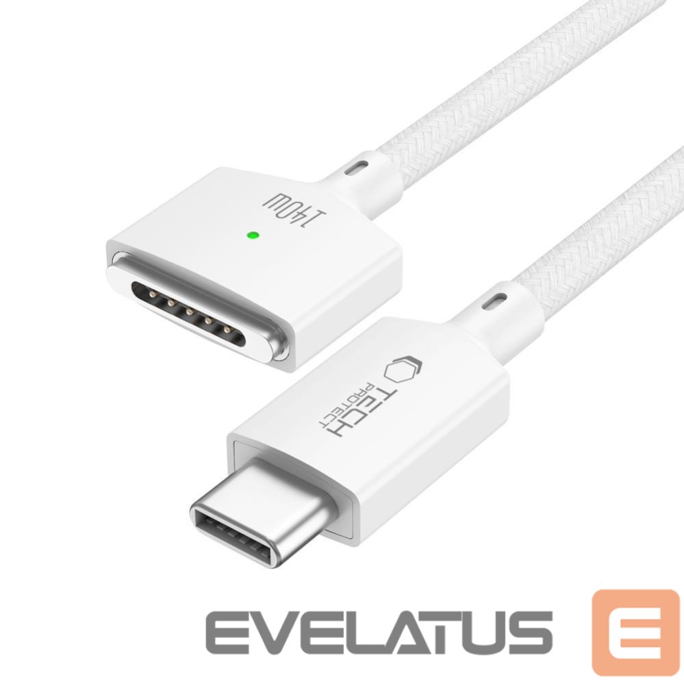 Other goods Tech-Protect Tech-Protect MMC01 Ultraboost USB-C / USB-C MagSafe 3 140W 200cm Cable for MacBook - White
