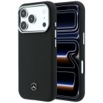 Other goods Mercedes-Benz  Mercedes Leather Semi Wrap Wood Effect MagSafe Case for iPhone 17 Pro Max - Black 