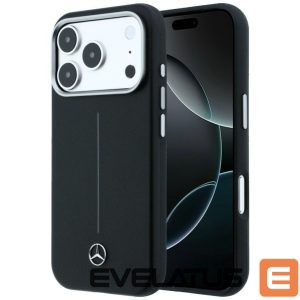 Other goods Mercedes-Benz  Mercedes Leather Semi Wrap Iconic Line MagSafe Case for iPhone 17 Pro Max - Black 