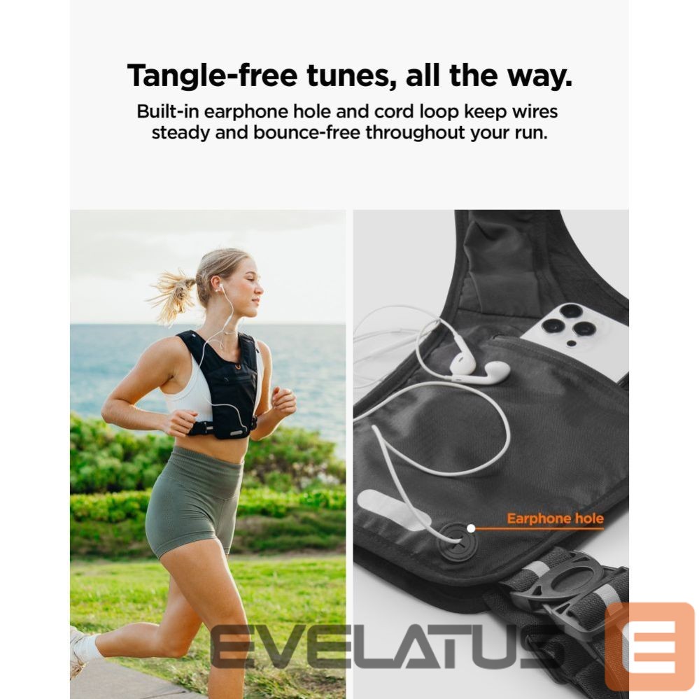 Other goods Spigen Spigen A720 Dynamic Shield Running Vest L-XL - Black
