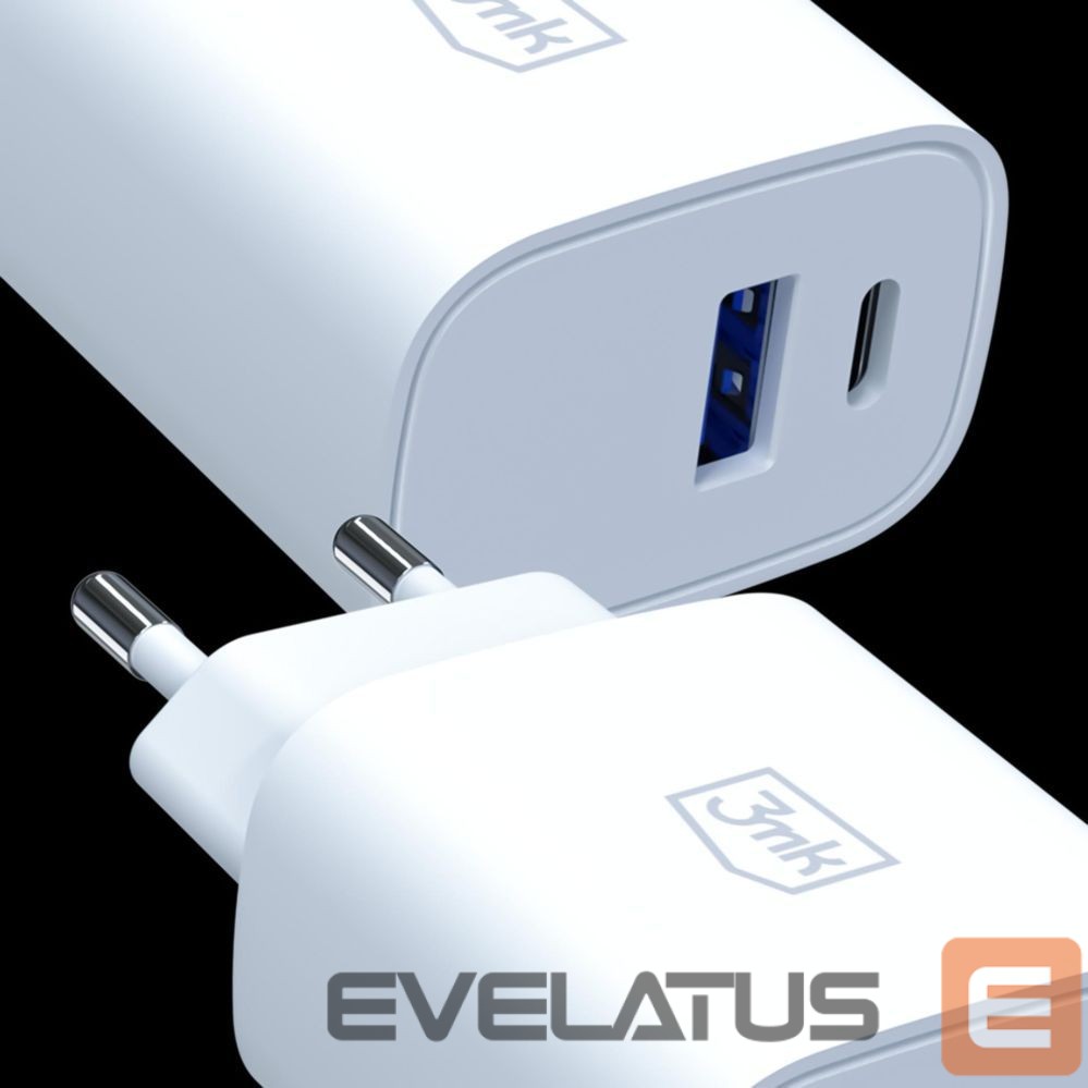 Other goods 3MK 3mk FlowPower 25W 1A1C PD QC4+ Wall Charger - White