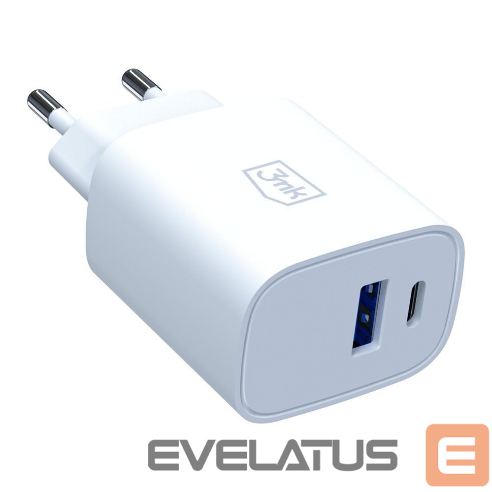 Other goods 3MK 3mk FlowPower 25W 1A1C PD QC4+ Wall Charger - White
