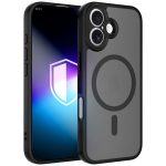 Back panel cover 3MK  3mk Misty MagCase for iPhone 16 - Black 