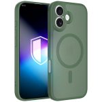 Back panel cover 3MK  3mk Misty MagCase for iPhone 17 - green 
