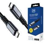 Other goods 3MK  3mk Hyper Cable N-SERIES USB-C / USB-C Thunderbolt 4 2m 48V / 5A 40Gb/s 240W 8K60Hz - black 