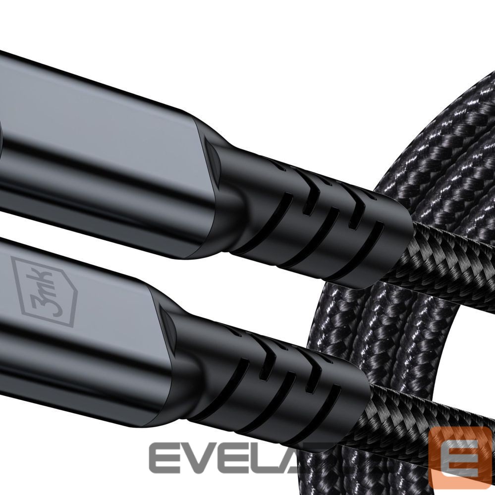 Other goods 3MK 3mk Hyper Cable N-SERIES USB-C / USB-C Thunderbolt 4 2m 48V / 5A 40Gb/s 240W 8K60Hz - black