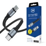 Other goods 3MK  3mk Hyper Cable N-SERIES USB-C / USB-C 3m PD 3.0 QC 3.0 20V / 5A 100W - black 