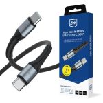 Other goods 3MK  3mk Hyper Cable N-SERIES USB-C / USB-C 3m PD 3.0 QC 3.0 48V / 5A 240W - black 