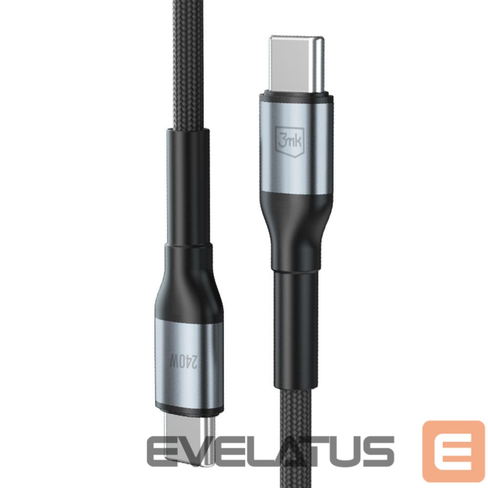 Other goods 3MK 3mk Hyper Cable N-SERIES USB-C / USB-C 3m PD 3.0 QC 3.0 48V / 5A 240W - black