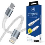 Other goods 3MK  3mk Hyper Cable N-SERIES USB-C / Lightning 2m PD 3.0 9V / 3A 27W - white 