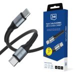 Other goods 3MK  3mk Hyper Cable N-SERIES USB-C / USB-C 1m PD 3.0 QC 3.0 48V / 5A 240W - black 