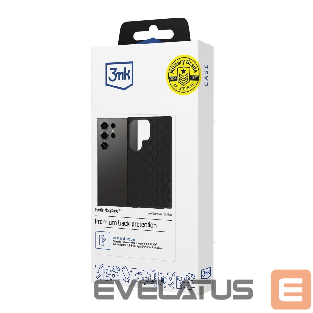 Other goods 3MK 3mk Fortis MagCase for Samsung Galaxy S24 Ultra - black