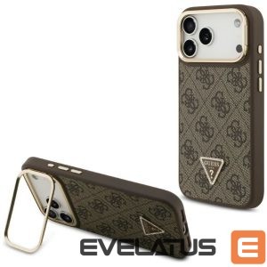 Other goods Guess  Guess 4G PU Triangle Logo & Stand Camera Magsafe Case for iPhone 17 Pro Max - Brown 