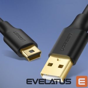 Cable Ugreen  5 pin gold-plated USB cable - mini USB 0.5m black (US132) 